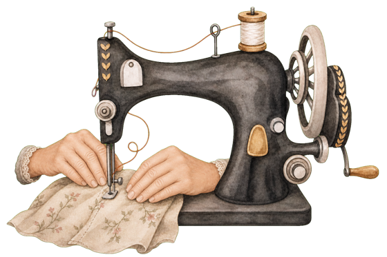Sew Simple — a vintage sewing machine